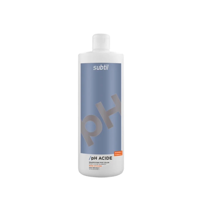 Shampoing post-coloration pH acide