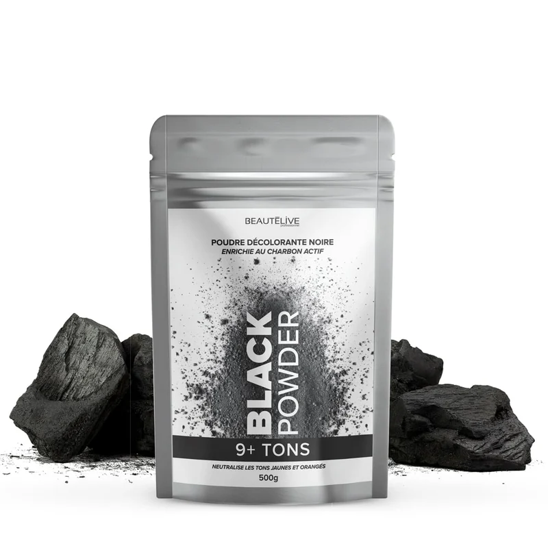 Poudre Décolorante Noire au Charbon
