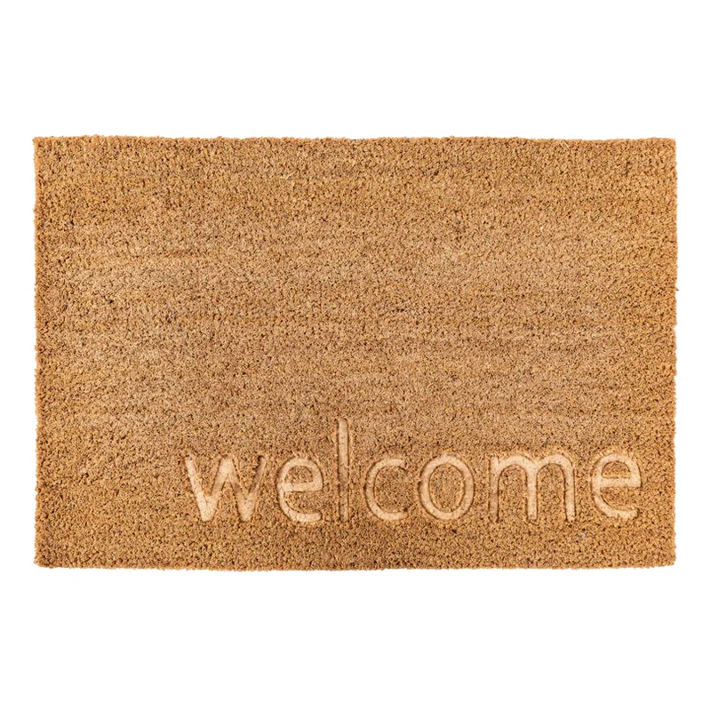 Zerbino "Welcome", retro antiscivolo in vinile cm 60x40