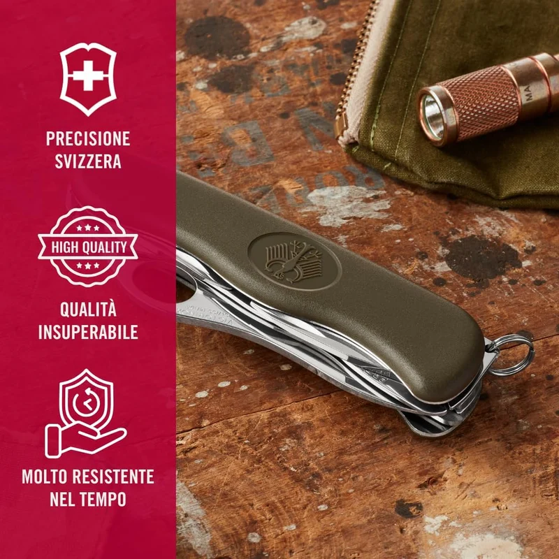 Multiuso - Trailfinder Esercito - Coltello del soldato / Verde