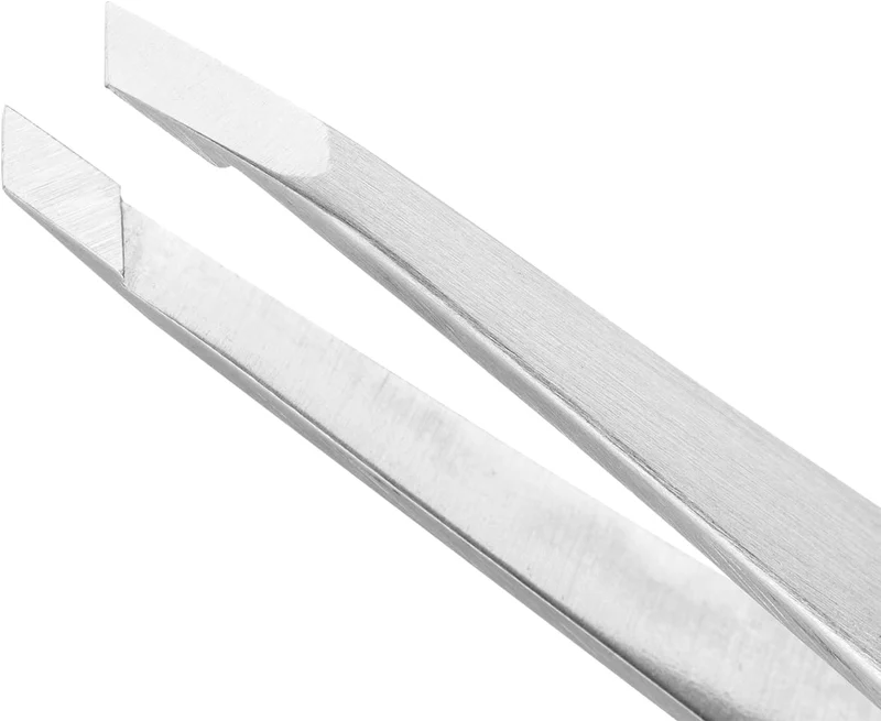 Pinzetta angolata - 90 mm / Argento