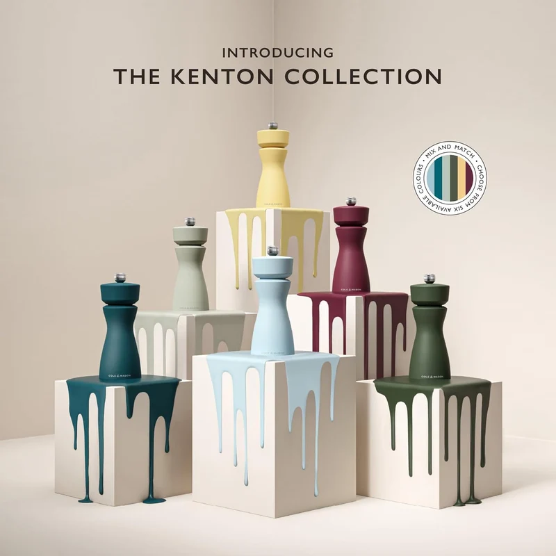 Macina sale e pepe Kenton - Verde Menta H 15 cm