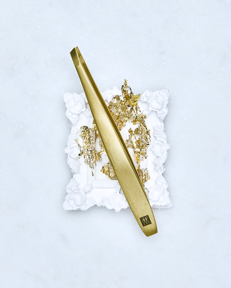 Pinzette - 14 cm / PVD Gold