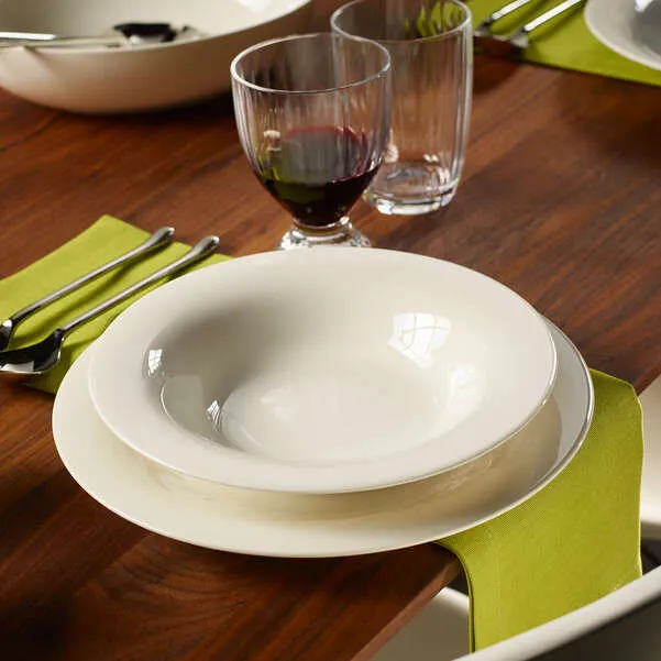 NEW COTTAGE Piatto fondo - Bianco, Ø23,1 cm, Premium Porcelain