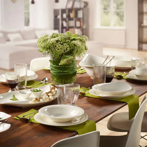 NEW COTTAGE Piatto fondo - Bianco, Ø23,1 cm, Premium Porcelain