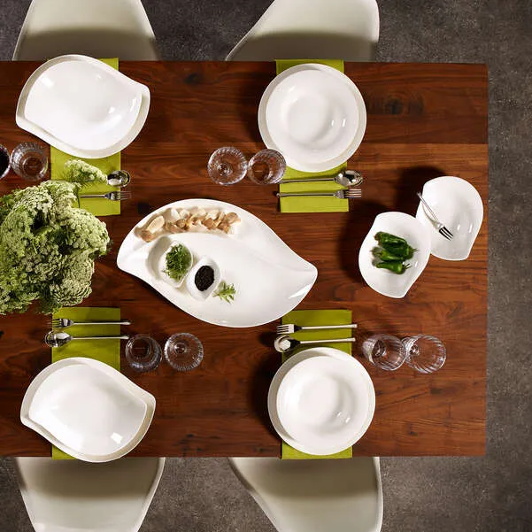NEW COTTAGE Piatto fondo - Bianco, Ø23,1 cm, Premium Porcelain
