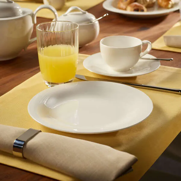 New Cottage Piatto da dessert/ colazione - Bianco, Ø21,5 cm, Premium Porcel