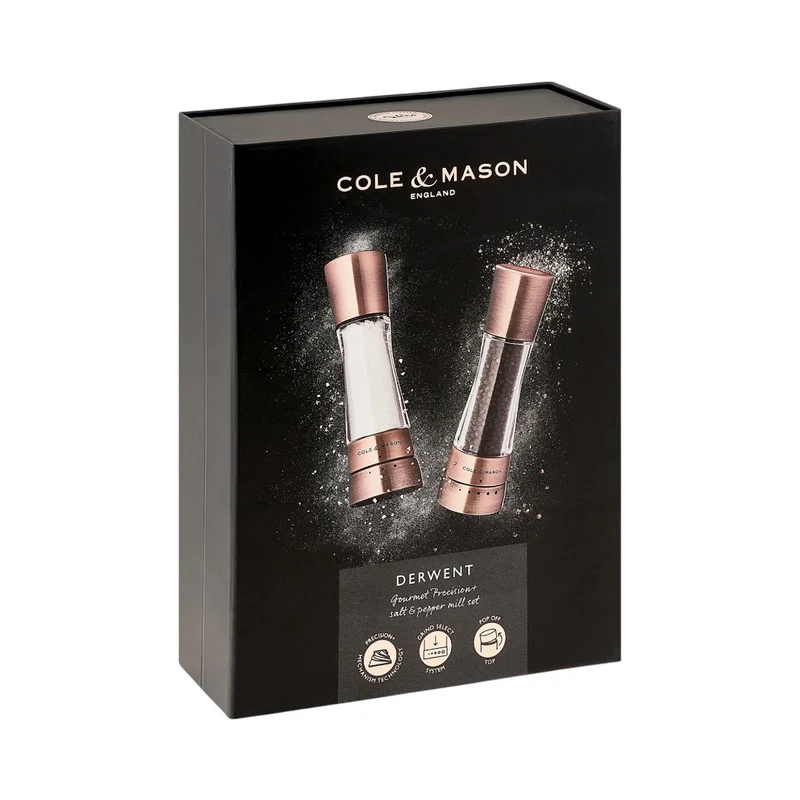 Cole&Mason Set Regalo Macina Sale-Pepe - 19 cm / Copper
