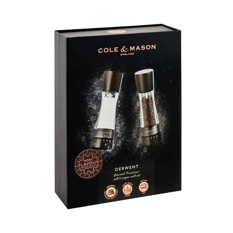Cole&Mason Macina Sale-Pepe in Legno - 19 cm