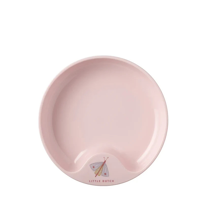 Piatto per pappa antiscivolo "Mio - Flowers & Butterflies"
