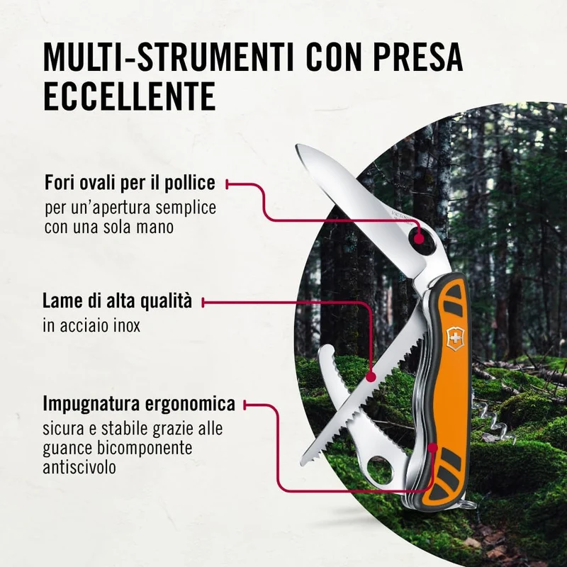 Multiuso - Hunter XT Grip / Arancione e Nero