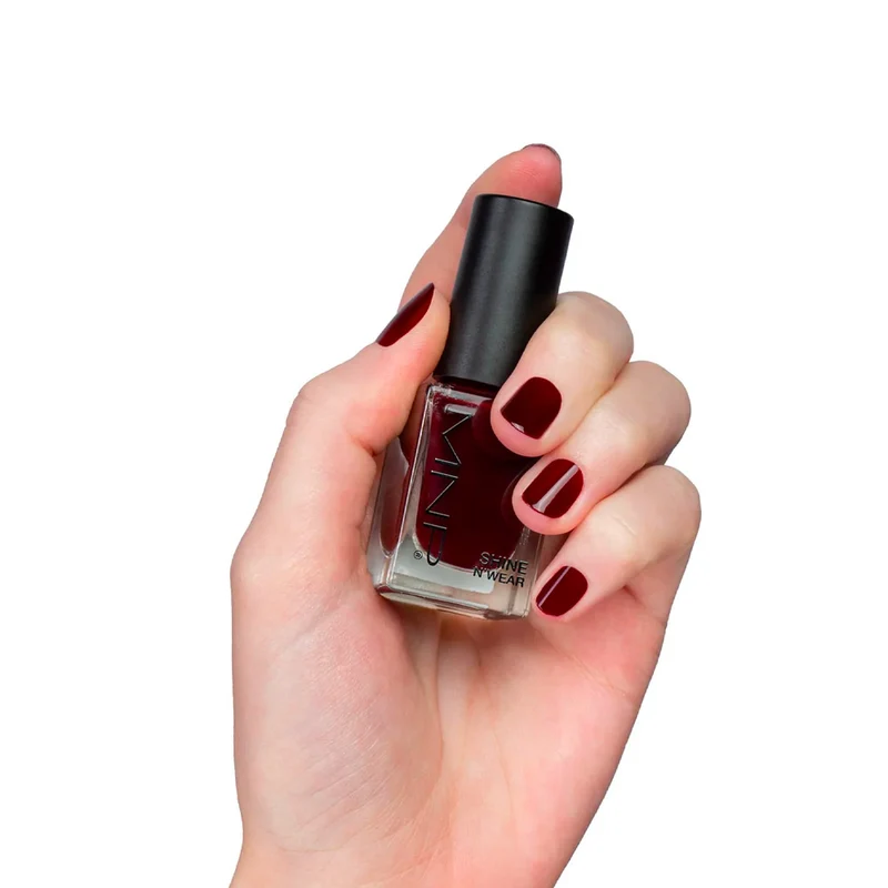 My Nail Pro MNP Shine N' Wear 201 Rouge Noir 10ml- vernis à ongles classique