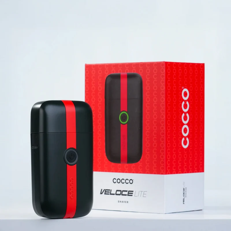 Cocco Veloce Lite Shaver Black/ Red - rasoir