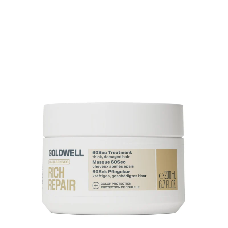 Goldwell Dualsenses Rich Repair 60sec Treatement 200ml - traitement nourrissant pour cheveux abîmés