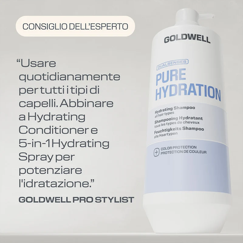 Goldwell Dualsenses Pure Hydration Shampoo 1000ml - shampoo hydratant