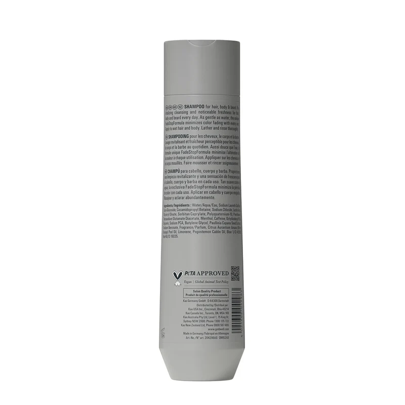 Goldwell Dualsenses men Hair & body shampoo 300ml - shampoing douche pour tous types de cheveux