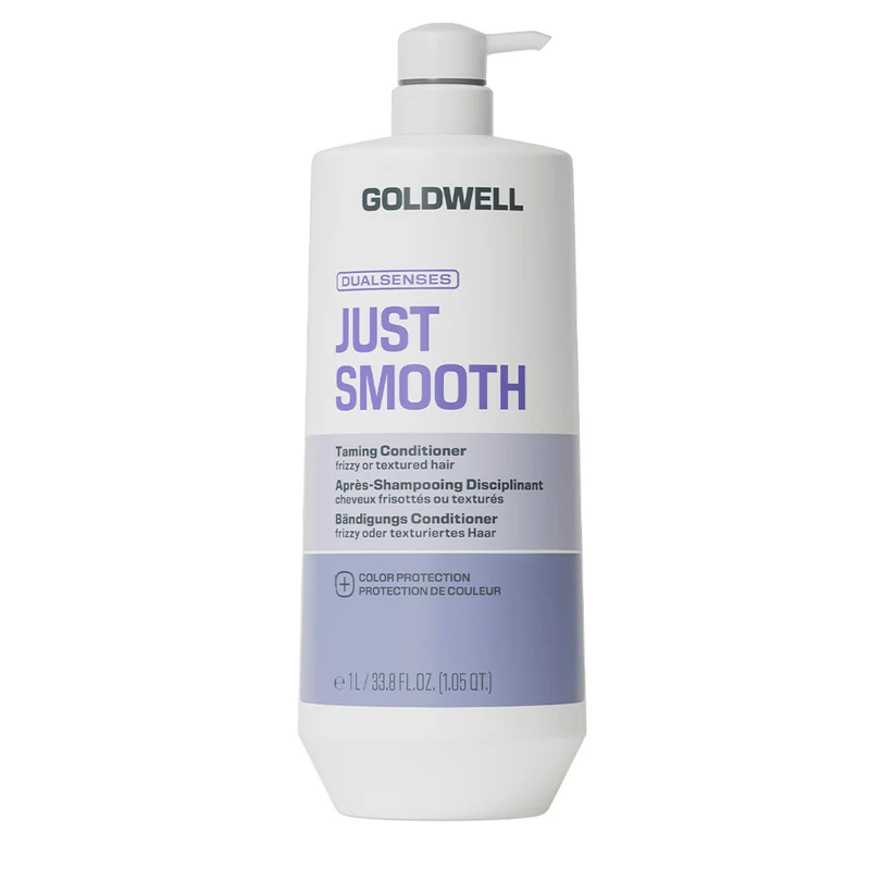 Goldwell Just Smooth Taming Conditioner 1000ml - baume anti-frisottis