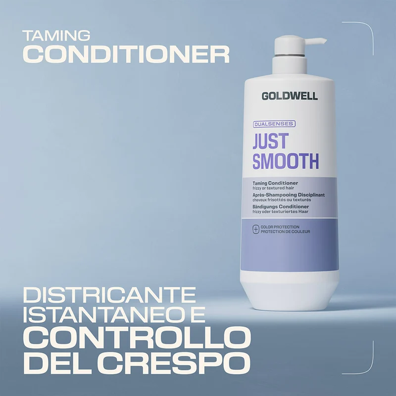 Goldwell Just Smooth Taming Conditioner 1000ml - baume anti-frisottis