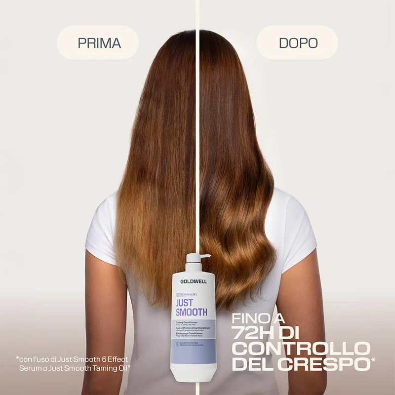 Goldwell Just Smooth Taming Conditioner 1000ml - baume anti-frisottis