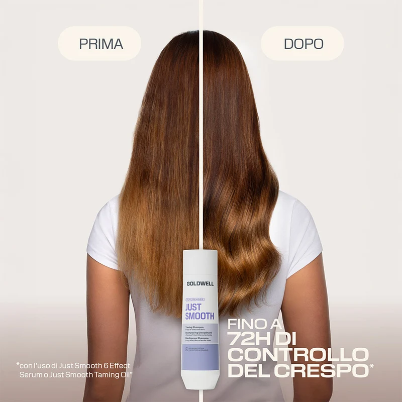 Goldwell Just Smooth Taming Shampoo 250ml - shampoo pour cheveux frisés