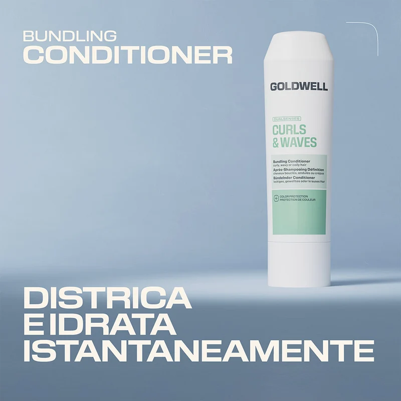Goldwell Dualsenses Curls & Waves Bundling Conditioner 200ml - après-shampoing pour cheveux bouclés