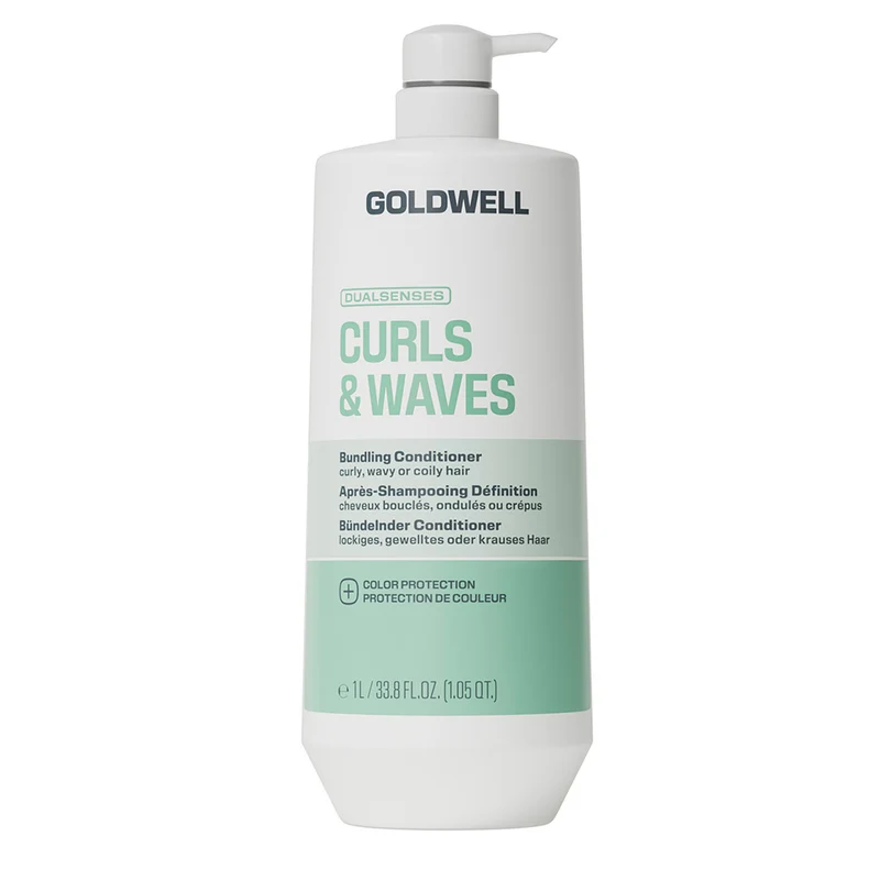 Goldwell Dualsenses Curls & Waves Bundling Conditioner 1000ml - après-shampoing pour cheveux bouclés