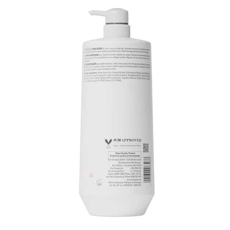 Goldwell Dualsenses Curls & Waves Bundling Conditioner 1000ml - après-shampoing pour cheveux bouclés
