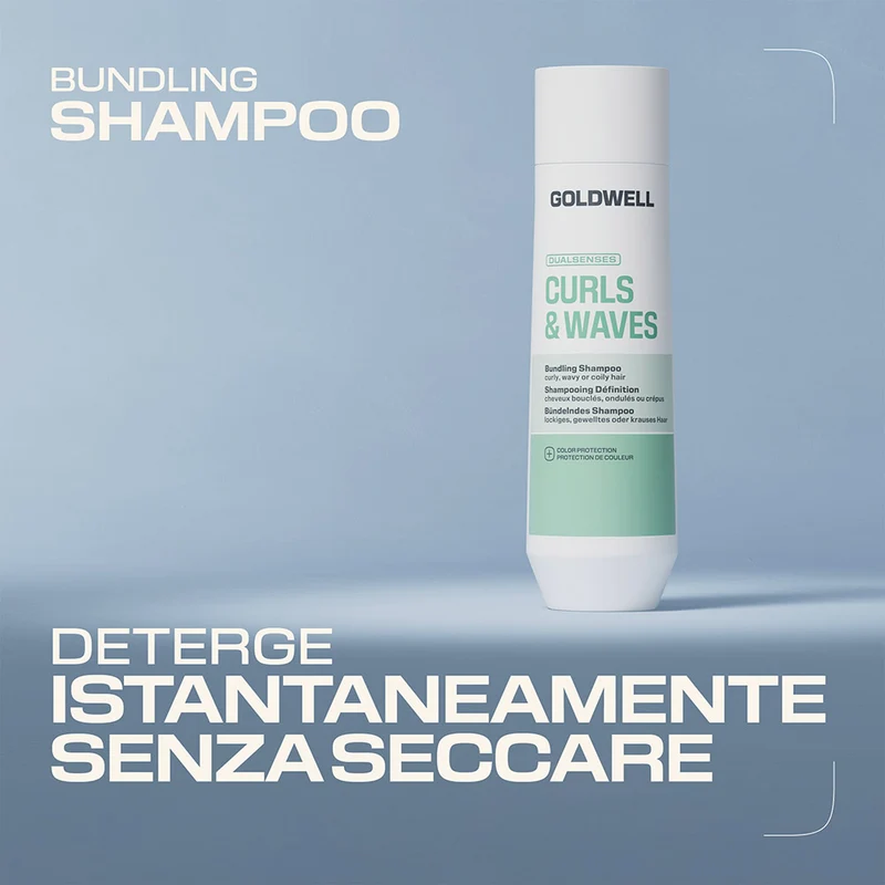 Goldwell Dualsenses Curls & Waves Bundling Shampoo 250ml - shampoo cheveux bouclés