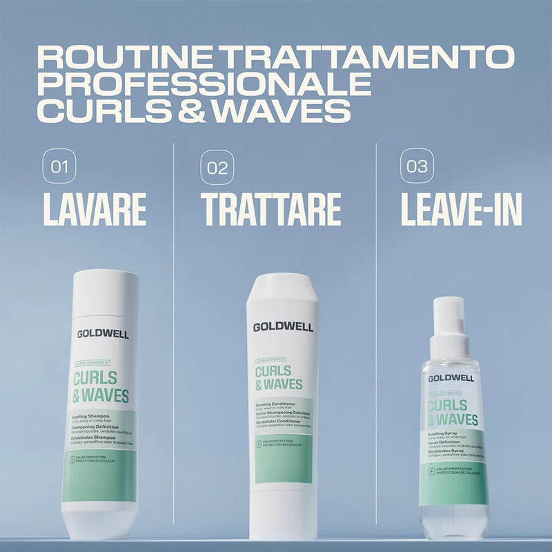 Goldwell Dualsenses Curls & Waves Bundling Shampoo 1000ml - shampoo cheveux bouclés