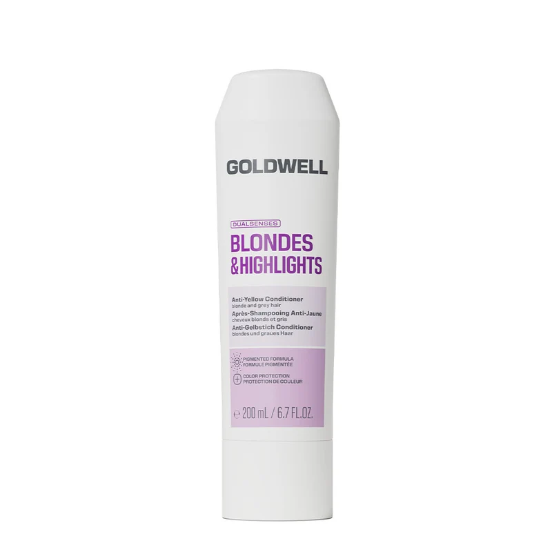 Goldwell Dualsenses Blonde & Highlights Toning Conditioner 200ml - après-shampoing pour cheveux blonds