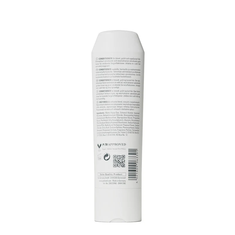 Goldwell Dualsenses Blonde & Highlights Toning Conditioner 200ml - après-shampoing pour cheveux blonds