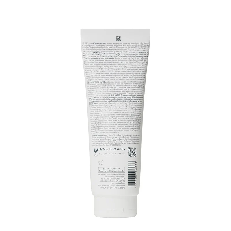 Goldwell Dualsenses Blonde & Highlights Toning Shampoo Purple 250ml - shampoo tonifiant cheveux blonds