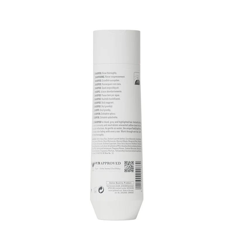 Goldwell Dualsenses Blonde & Highlights Anti-Yellow Shampoo 250ml - shampoo cheveux blonds