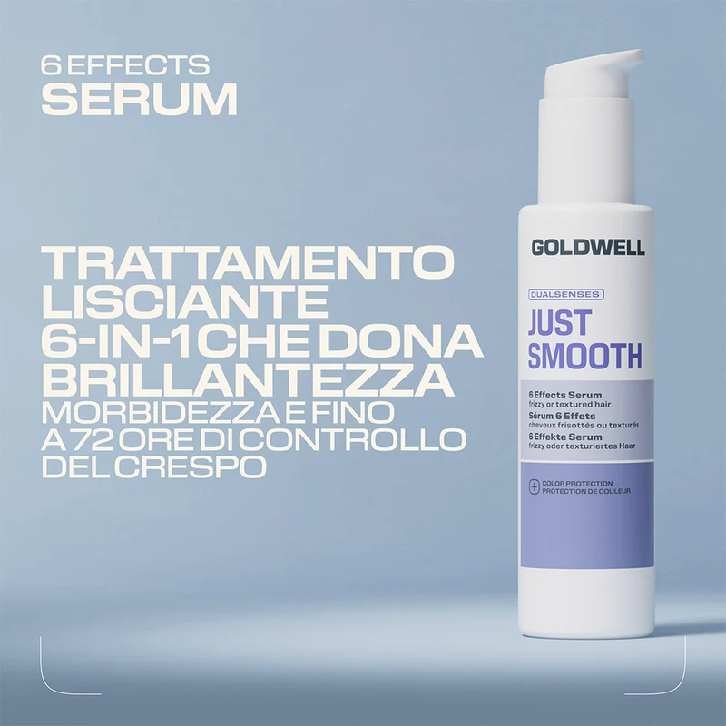 Goldwell Just Smooth 6Effects Serum 100ml - sérum anti-frisottis