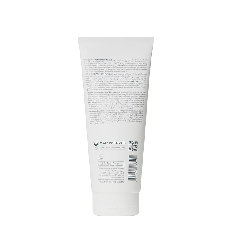 Goldwell Dualsenses Blonde & Highlights Toning Conditioner Purple 200ml - après-shampoing anti-jaunissement