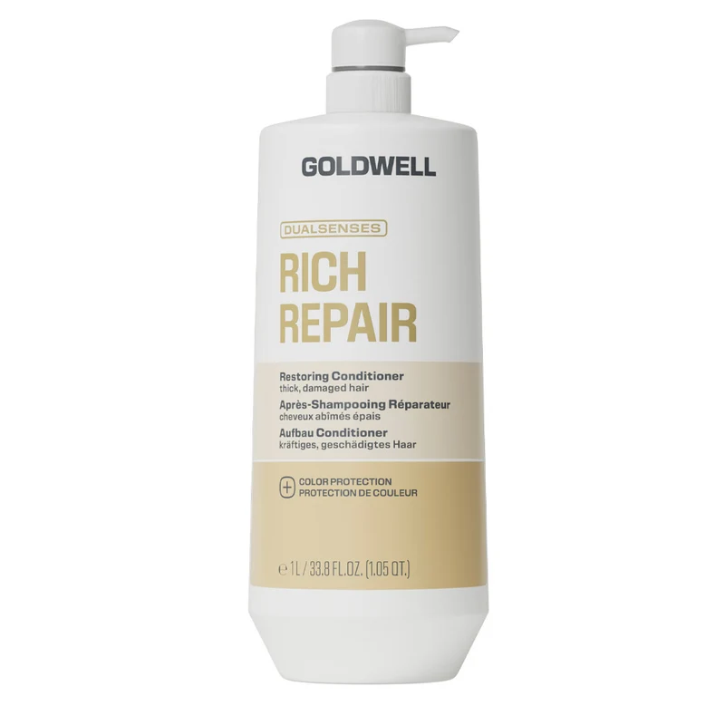 Goldwell Dualsenses Rich Repair Restoring Condtioner 1000ml - après-shampoing réparateur