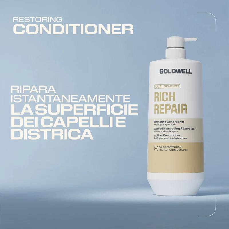 Goldwell Dualsenses Rich Repair Restoring Condtioner 1000ml - après-shampoing réparateur