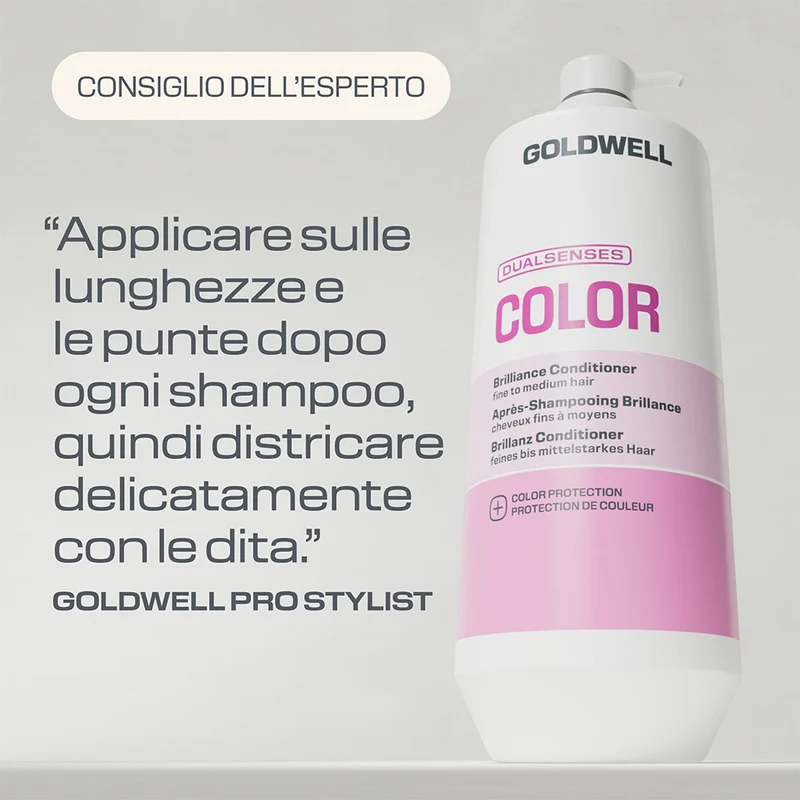 Goldwell Color Brilliance Conditioner 1000ml - après-shampoing démêlant