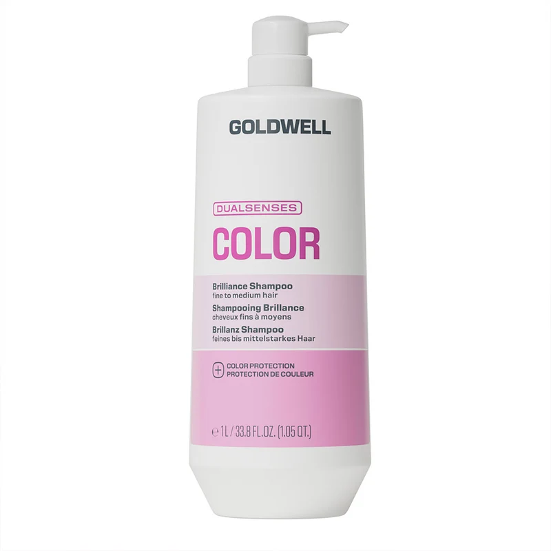 Goldwell Dualsenses Color Brilliance Shampoo 1000ml - shampoo protecteur de la couleur