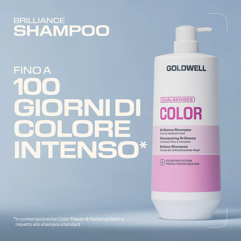 Goldwell Dualsenses Color Brilliance Shampoo 1000ml - shampoo protecteur de la couleur