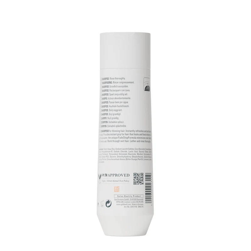 Goldwell Dualsenses Scalp Specialist Densifying Shampoo 250ml - shampoo cheveux clairsemés