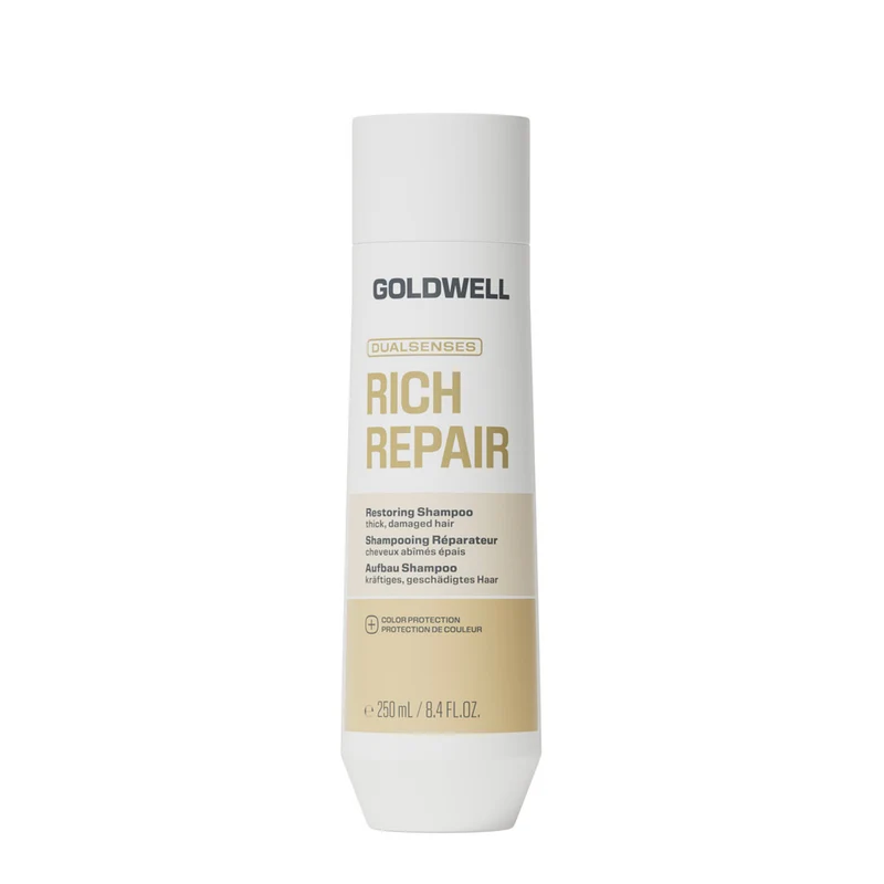 Goldwell Dualsenses Rich Repair Restoring Shampoo 250ml - shampoo cheveux abîmés