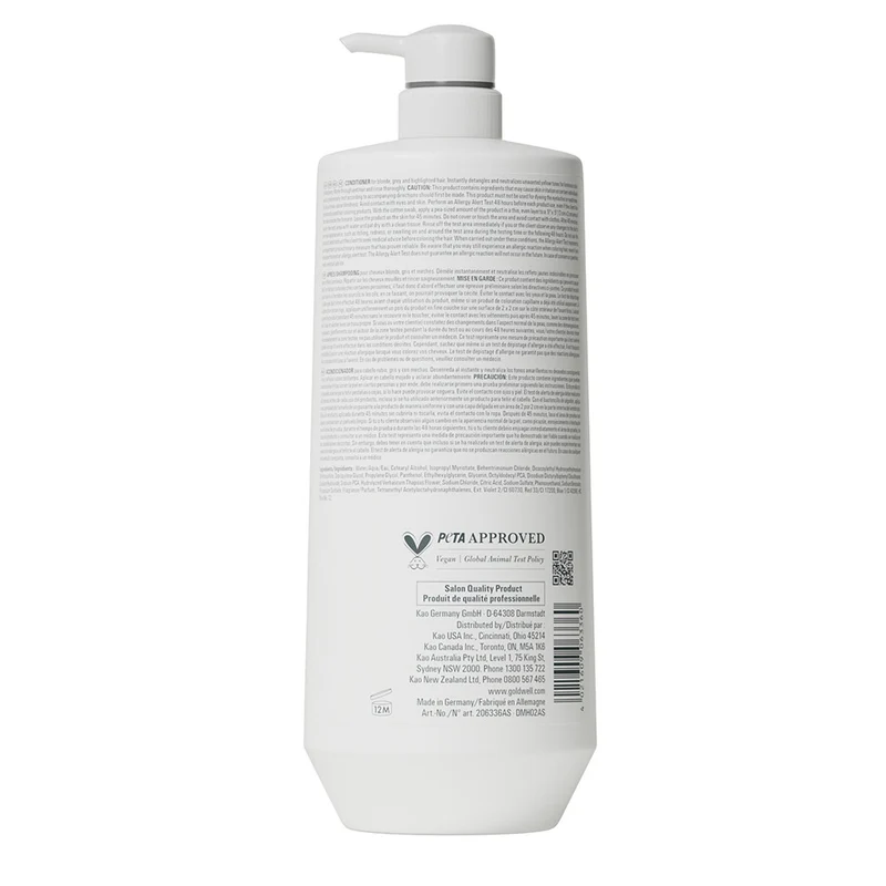 Goldwell Dualsenses Blonde & Highlights Anti-yellow Condtioner 1000ml - après-shampoing pour cheveux blonds