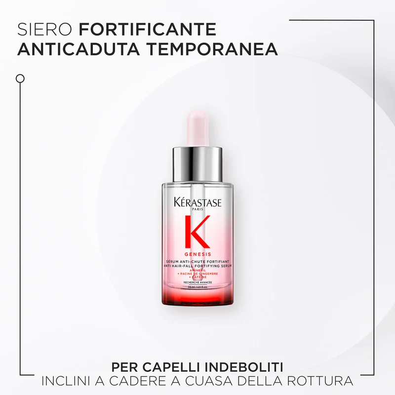 Kerastase Genesis Serum Anti-Chute Fortifiant 30ml - sérum anti-chute renforçant les cheveux fragiles