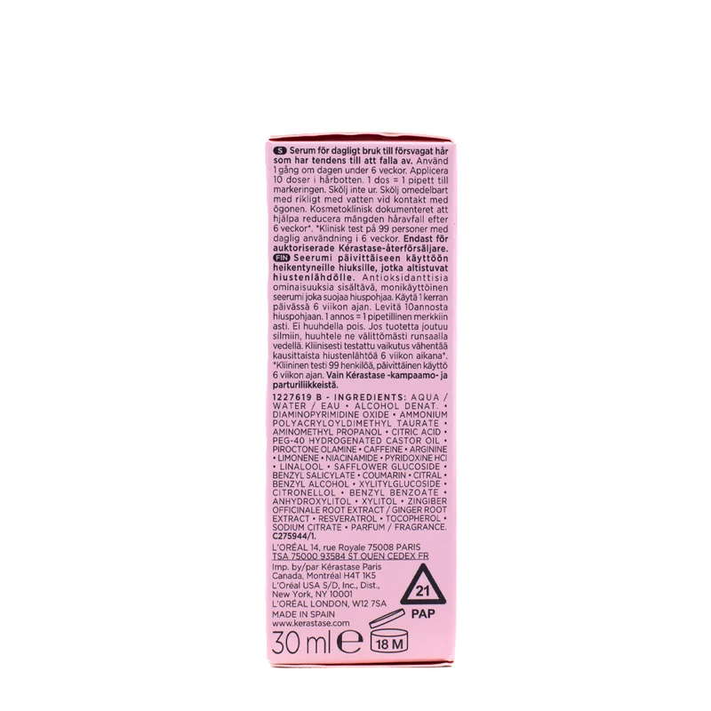 Kerastase Genesis Serum Anti-Chute Fortifiant 30ml - sérum anti-chute renforçant les cheveux fragiles