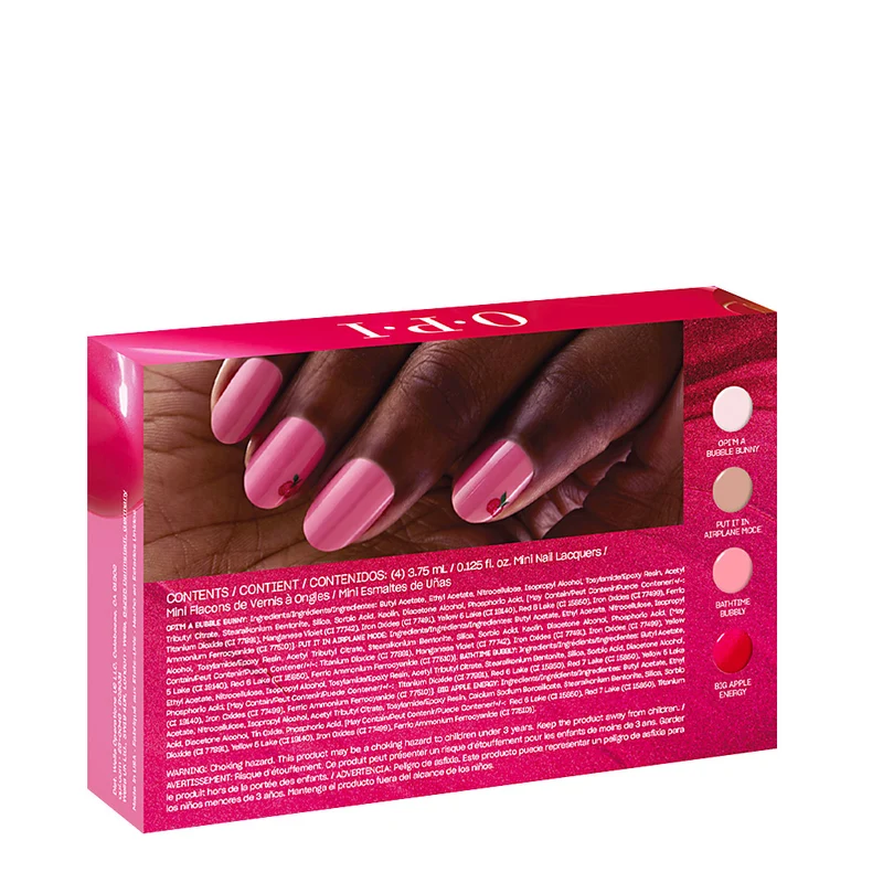 OPI Nail Laquer Spring 26 Mini Pack 4pcs - coffret de vernis à ongles