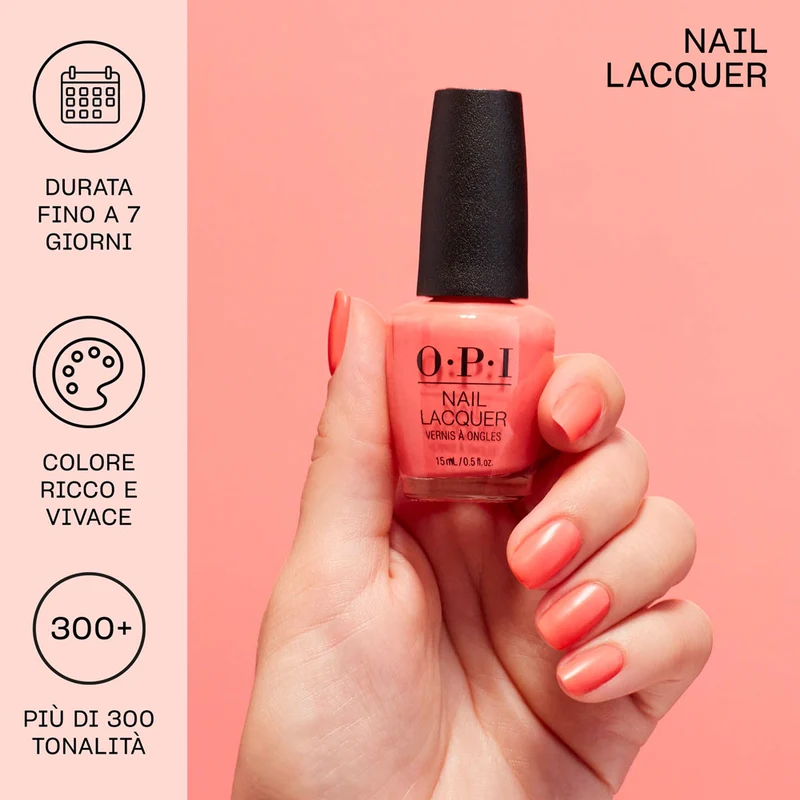 OPI Nail Laquer Spring 26 The New OPIcons Strawberry Cosmo 15ml - vernis à ongles rose foncé