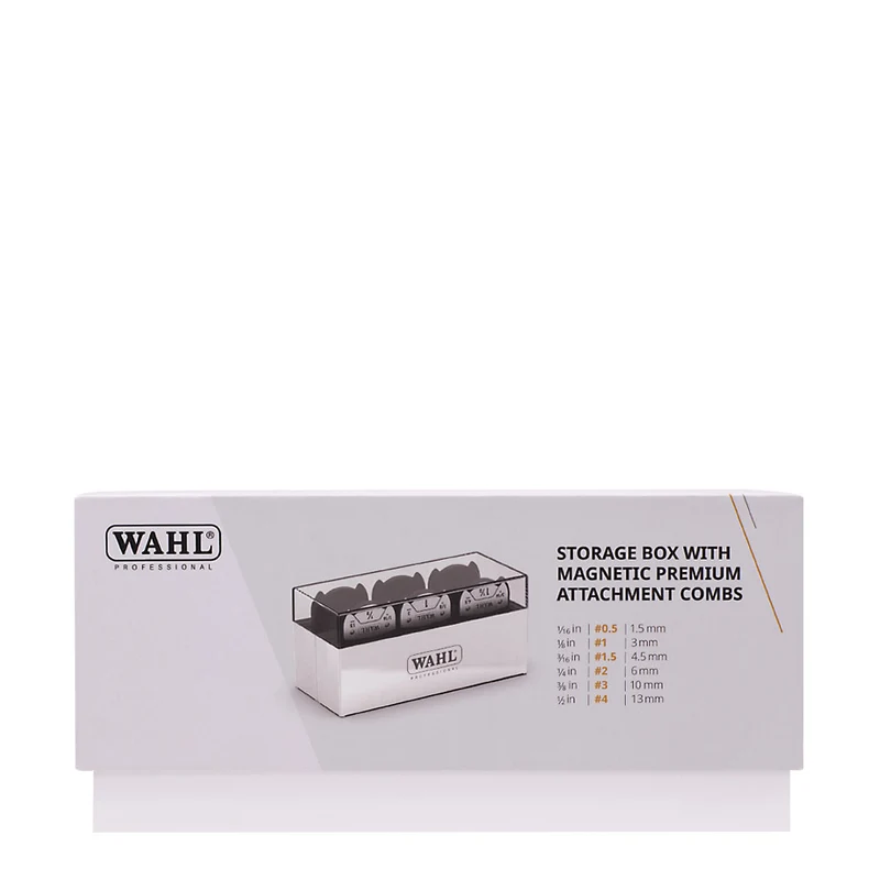 Wahl Box Magnetic Premium - box avec contre-peignes magnétiques premium 1.5/3/4.5/6/10/13mm