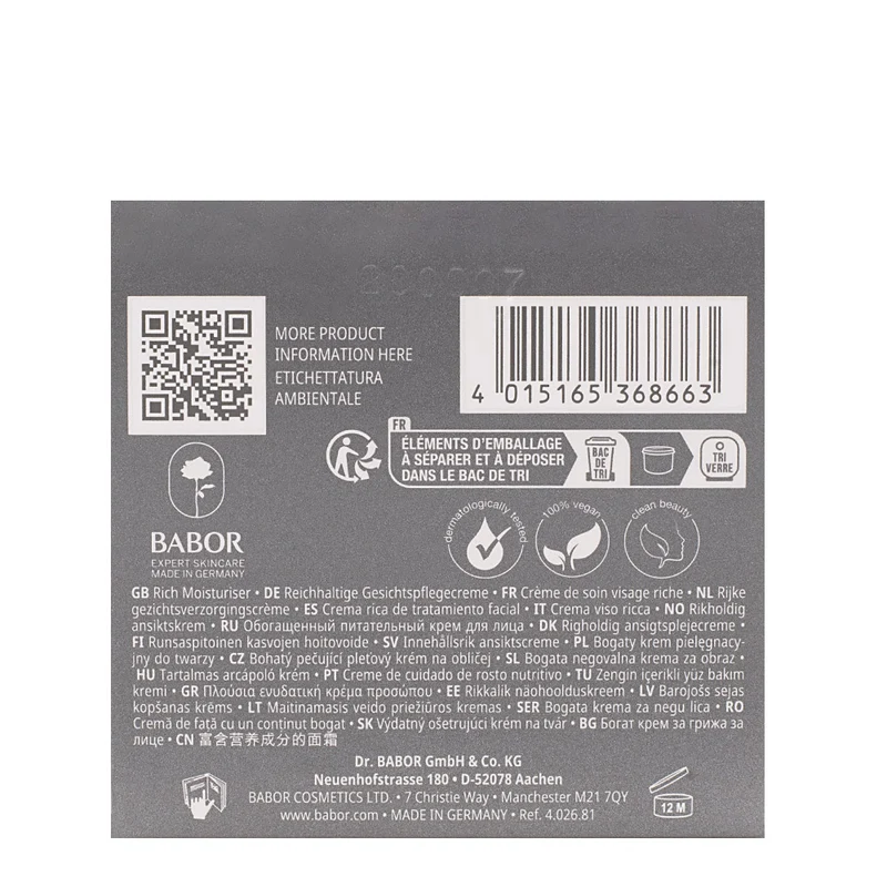 Babor Doctor Babor Lifting Collagen-Peptide Booster Cream Rich 50ml - crème visage anti-âge riche