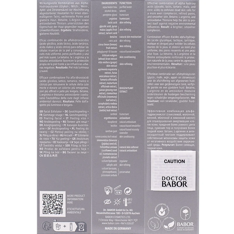 Babor Doctor Babor Resurface Exfoliating Antioxidant Gel 50ml - gel exfoliant antioxydant visage
